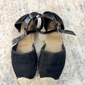 Style & Co. Black and Tan Espadrille Flats